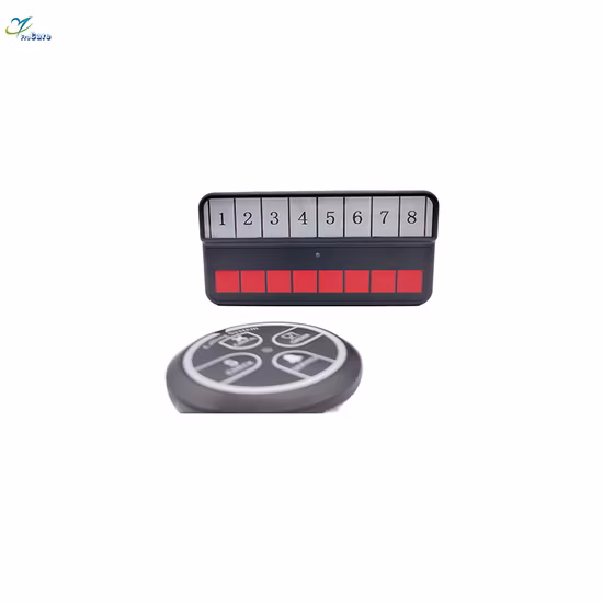 Instructions de service du restaurant Bouton d'appel de l'invité de l'expéditeur avec surveillance du logiciel